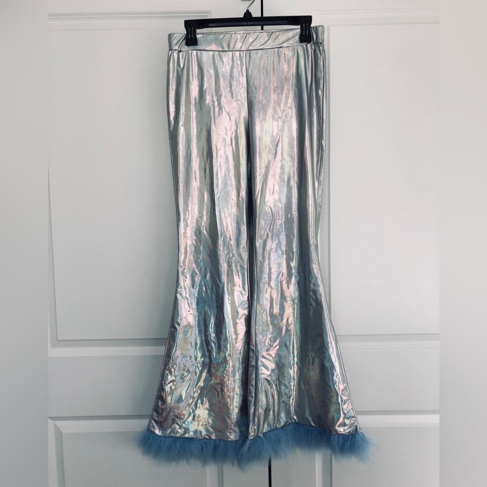 SHEIN Curve Metallic Pants